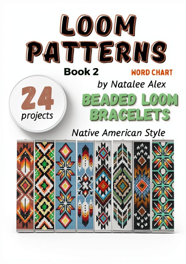 Loom Beading Patterns eBook Print Replica with 87 Pages of Designs-0