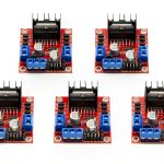 WMYCONGCONG L298N Motor Controller Dual H‑Bridge DC Stepper Module-0