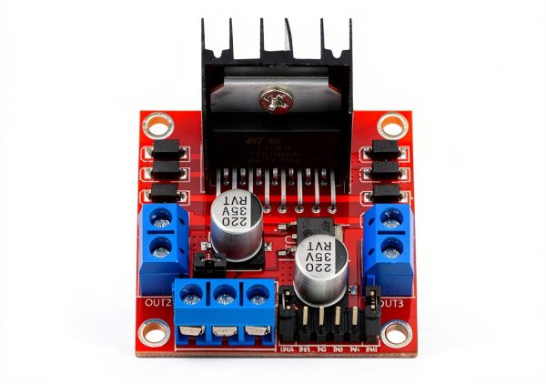 WMYCONGCONG L298N Motor Controller Dual H‑Bridge DC Stepper Module-1