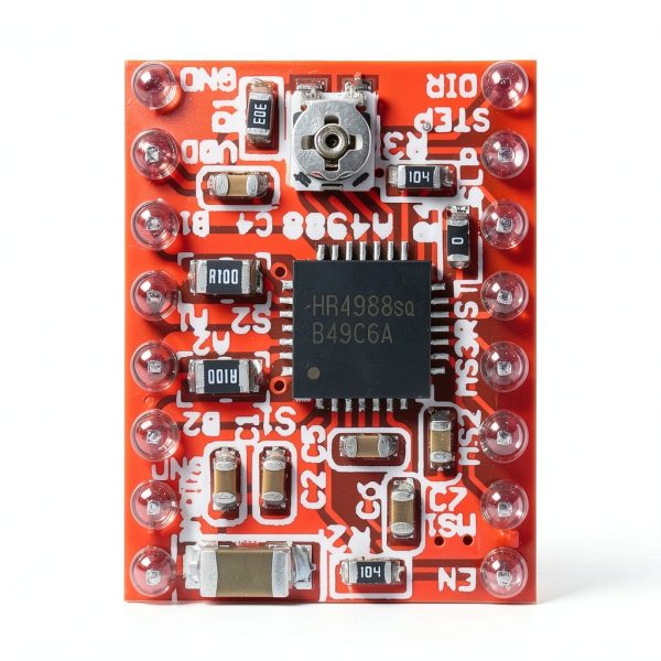 Stepper Motor Driver Module DiGiYes 3Pcs Heat Sink for A4988 Printers-1