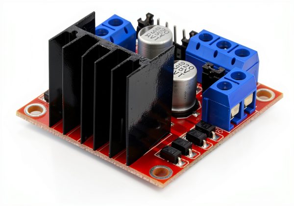 WMYCONGCONG L298N Motor Controller Dual H‑Bridge DC Stepper Module-3