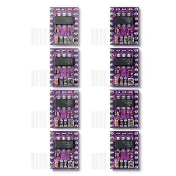 DRV8825 Stepper Motor Driver Module with Heat Sink – 8 Pack by Shutao-0