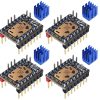 BIGTREETECH TMC2209 V1.3 UART Stepper Motor Driver 2.8A Peak Stepstick Silent Driver for Manta M8P, Octopus V1.1, Octopus Pro, SKR 3, V1.4 Turbo, Pro V1.2 3D Printer Control Board (4 PCS)-0