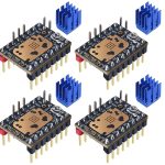 BIGTREETECH TMC2209 V1.3 UART Stepper Motor Driver 2.8A Peak Stepstick Silent Driver for Manta M8P, Octopus V1.1, Octopus Pro, SKR 3, V1.4 Turbo, Pro V1.2 3D Printer Control Board (4 PCS)-0