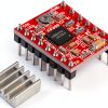 5 Pieces A4988 Stepper Motor Driver Modules with Heat Sinks for 3D-3