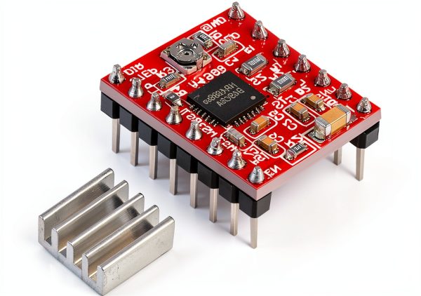5 Pieces A4988 Stepper Motor Driver Modules with Heat Sinks for 3D-3