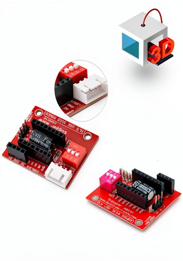 Ximimark A4988 DRV8825 3D Printer Stepper Motor Driver Control Shield-5
