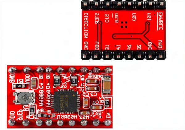 5 Pieces A4988 Stepper Motor Driver Modules with Heat Sinks for 3D-4