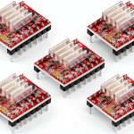 5 Pieces A4988 Stepper Motor Driver Modules with Heat Sinks for 3D-0