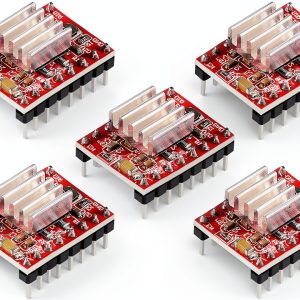 5 Pieces A4988 Stepper Motor Driver Modules with Heat Sinks for 3D-0