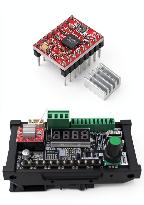 5 Pieces A4988 Stepper Motor Driver Modules with Heat Sinks for 3D-5
